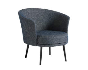 Dorso Lounge Chair, black steel / Fairway 308-288