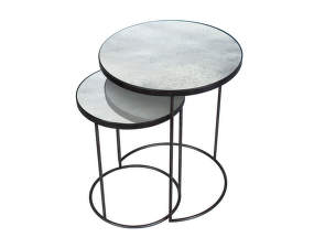 Nesting Side Table Set, clear