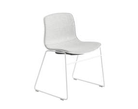 AAC 08 Chair White Steel, front upholstery Divina Melange 120