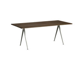 Pyramid Table 02 190x85 Beige Steel, smoked oak