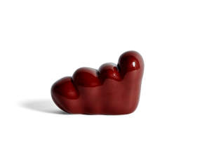 W&S Moguls Sculpture, burgundy