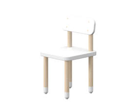 Dots Chair with Backrest, white