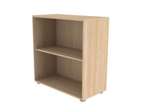 Popsicle Bookcase with 1 Shelf, oak