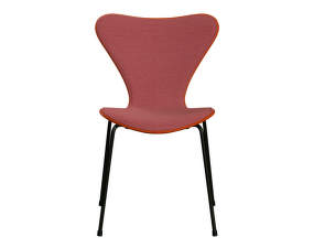 Series 7 Chair Front Upholstered, black/paradise orange