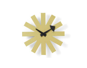 Asterisk Clock, brass