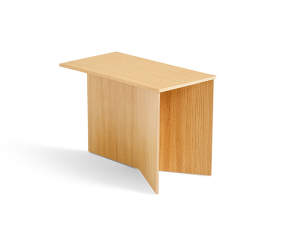Slit Table Wood Oblong, oak