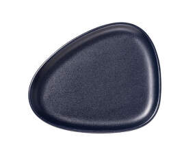 Curve Lunch Plate, navy blue
