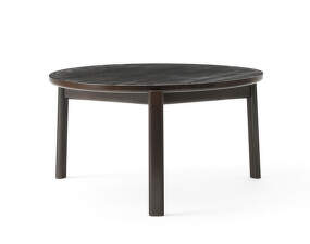 Passage Lounge Table Ø70, dark lacquered oak