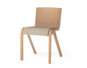 Ready Dining Chair Seat Upholstered, natural oak/Bouclé 02