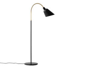 Bellevue AJ7 Floor Lamp, black & brass