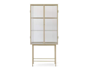 Haze Vitrine Reeded Glass, cashmere