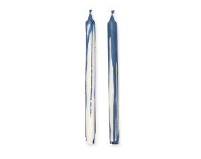 Dryp Candles Set of 2, deep blue