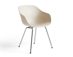 AAC 226 Chair Chromed Steel Base, melange cream