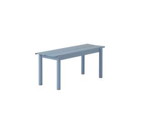Linear Steel Bench 110 cm, pale blue