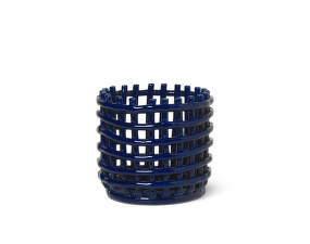 Ceramic Basket Small, blue