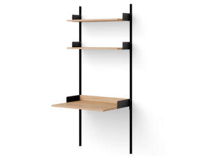 Study Shelf, oak/black