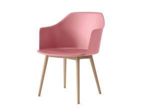 Rely HW76 Armchair, oak/soft pink