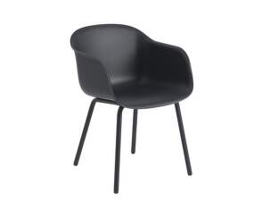 Fiber Outdoor Armchair, anthracite black