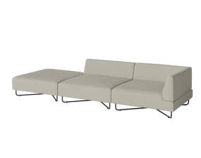 Orlando Garden Sofa 3-seater w. Open End Left, Brezza sand