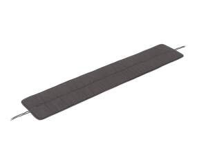 Linear Steel Bench Seat Pad 170, dark grey