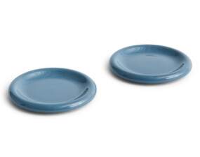 Barro Plate Ø18 set of 2, dark blue