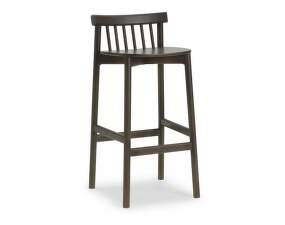 Pind Barstool 75 cm, brown stained ash