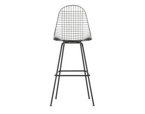 Eames Wire Bar Stool High, basic dark