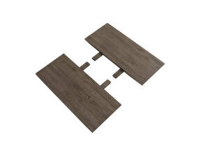 Earnest Extension Leaves, set of 2, dark oiled oak