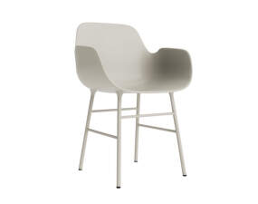 Form Armchair Steel, light grey