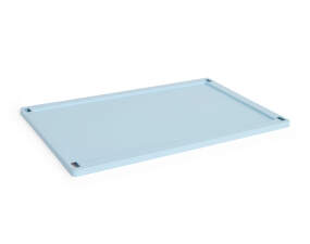 Colour Crate Lid Plastic Large, soft blue
