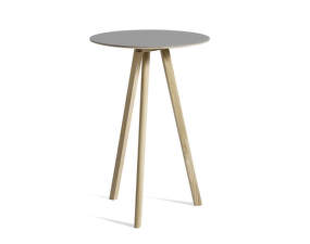 Copenhague CPH 20 Table Ø70, oak/grey linoleum