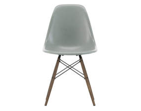 Eames Fiberglass Side Chair DSW, sea foam green/dark maple