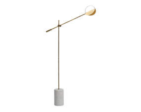 Leaves Floor Lamp, matt antique brass