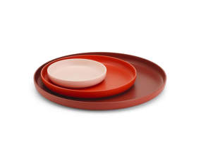 Trays, red