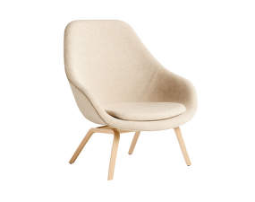 AAL 93 Lounge Chair Soaped Oak Veneer, Hallingdal 130