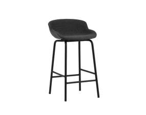 Hyg Barstool 65 cm Full Upholstery, black/Main Line Flax