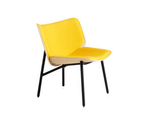 Dapper Lounge Chair, black base / Steelcut Trio 446