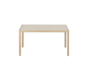 Workshop Dining Table 140x92, oak/warm grey linoleum