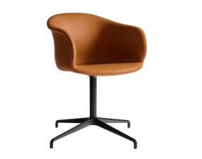 Elefy JH33 Chair, cognac leather/black