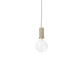 Collect Socket Pendant Low, cashmere