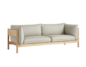 Arbour 3-seater Sofa, oiled oak / Re-Wool 408