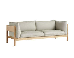 Arbour 3-seater Sofa, oiled oak / Re-Wool 408