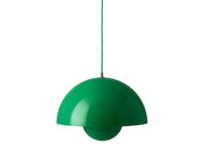 Flowerpot VP7 Pendant Lamp, signal green