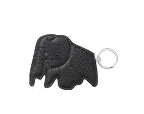 Elephant Key Ring, nero