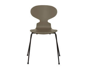 Ant 3101 Chair Lacquered, black/olive green