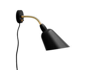 Bellevue AJ9 Wall Lamp, black & brass