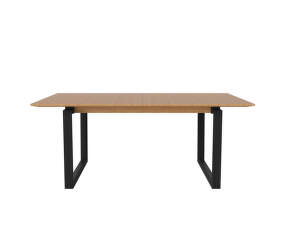 Nord Dining Table 180 cm, black oak/oiled oak