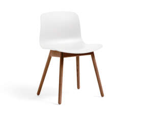 AAC 12 Chair Solid Walnut, white