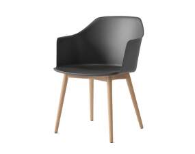 Rely HW76 Armchair, oak/stone grey