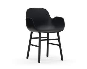 Form Armchair Black, black